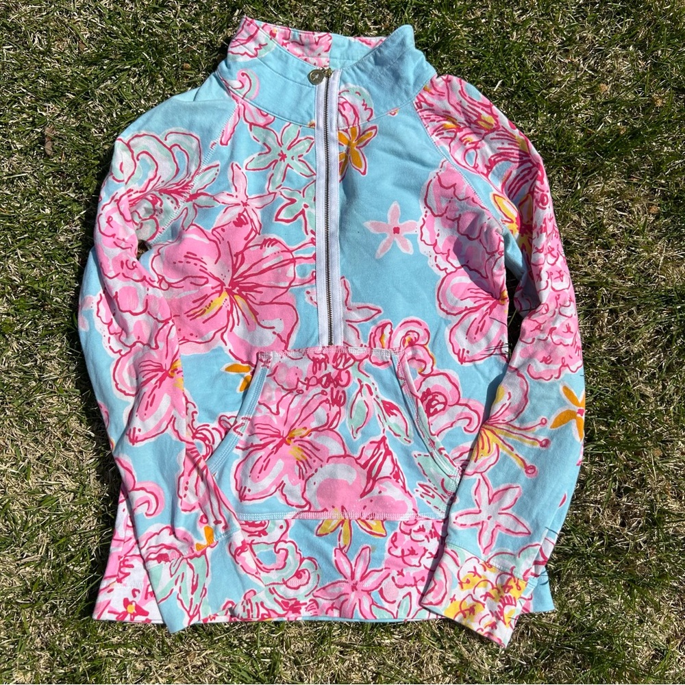 Lilly Pulitzer skipper pullover quarter zip